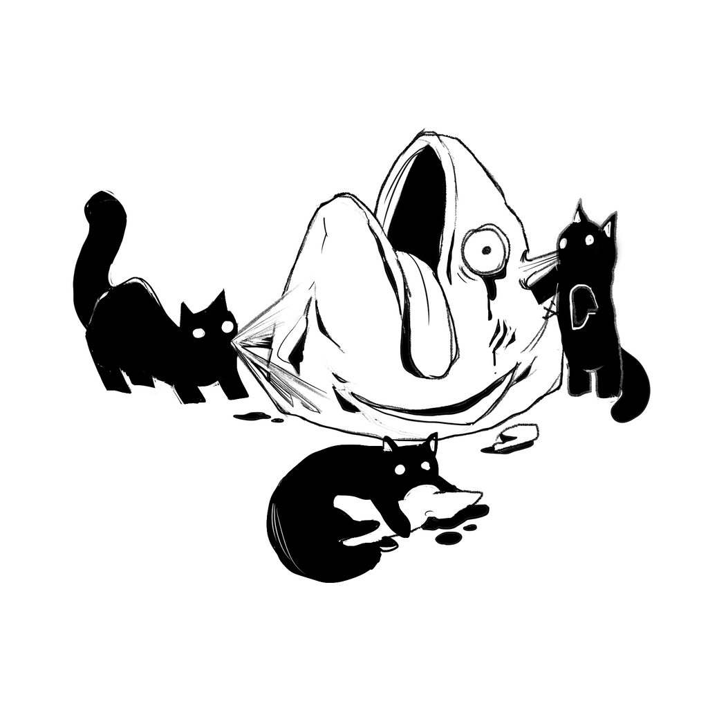 Fishy Kitties Sticker